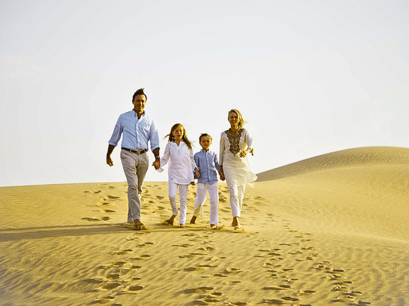 Family desert safari Dubai